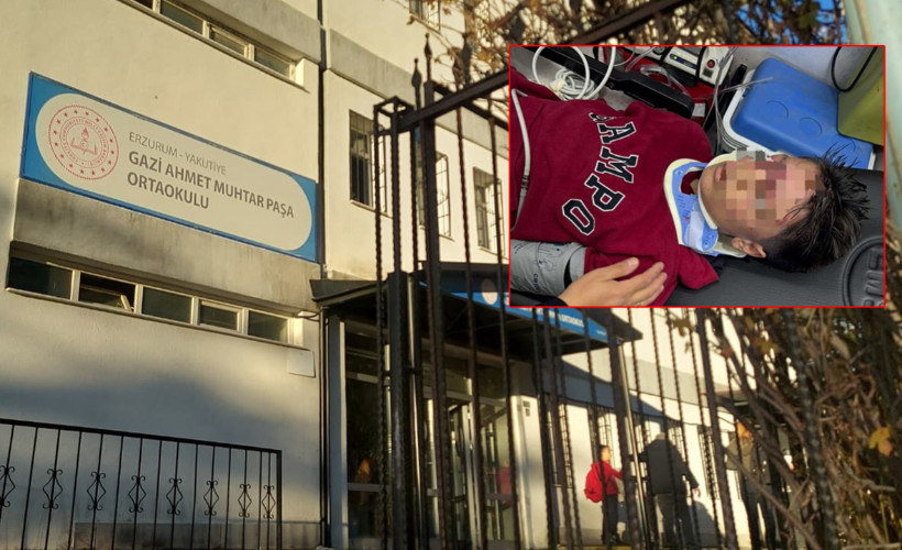 Erzurum'da okul çıkışı merdivenlerde izdiham: 23 öğrenci yaralandı