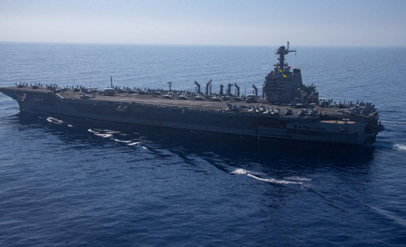 “Kaçtı” iddialarına yanıt: USS Gerald R. Ford Girit’te ortaya çıktı
