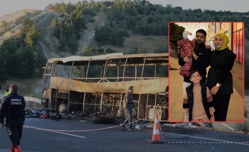 Denizli'deki otobüs faciasında yürek yakan detay: Önce eşi ve oğlunu kurtardı, sonra bebeğiyle can verdi