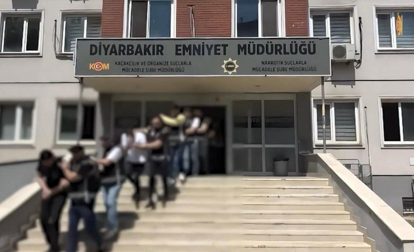 Diyarbakır'da silahlı suç örgütüne yönelik operasyonda 15 tutuklama