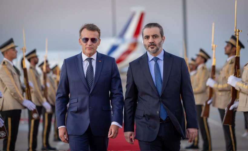Şam'da kritik saatler: Macron'un bulunduğu bölge yakınında patlama