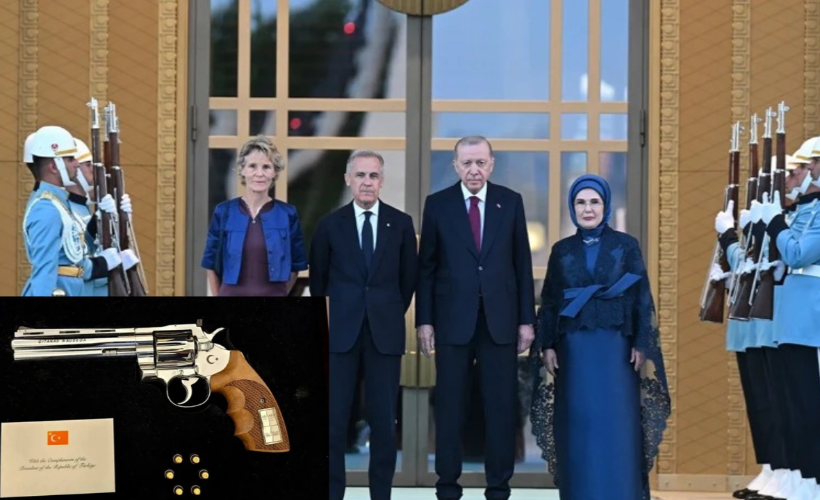 Cumhurbaşkanı Erdoğan'ın tabanca hediyesi Kanada'da olay oldu!