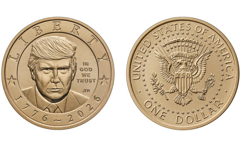 ABD'nin bağımsızlığının 250'nci yılına özel üzerinde Trump'ın yer aldığı altın para basılacak