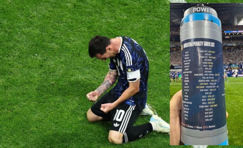 Arjantinli oyuncular Pickford’ın gizli su şişesi buldu! Maça Messi damgasını vurdu!