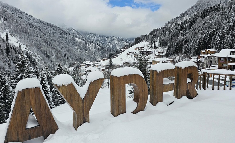 Ayder Yaylası ve Kaçkar Dağlarında kış manzarası: Her mevsim ayrı güzel - Resim : 5