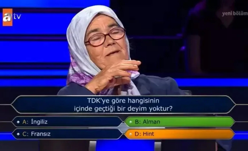 74 Yaşındaki Günay Teyze 1 milyonluk soruyu açtırdı - Resim : 2