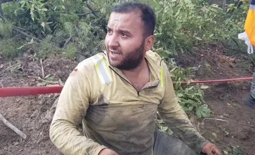 Karabük orman yangınında ilginç görüntüler! Yangını çay içip izlediler - Resim: 8