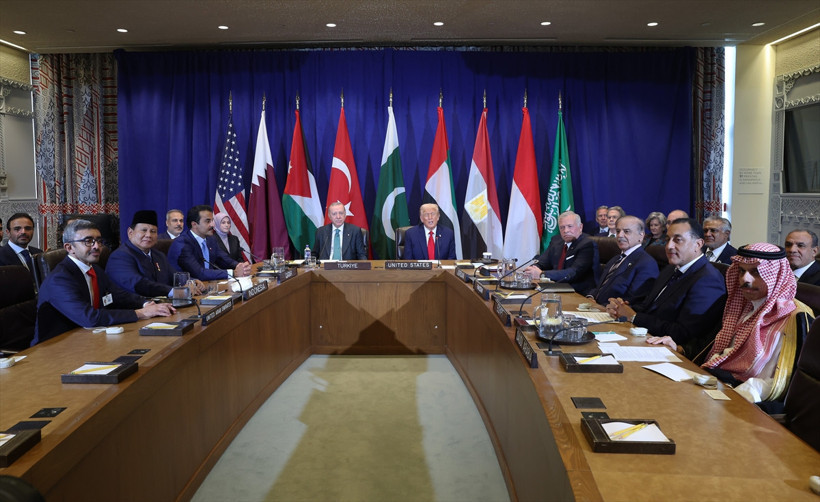 BM’de Gazze zirvesi: Erdoğan ve Trump yan yana - Resim : 1