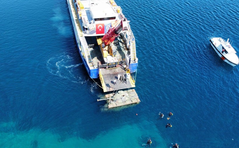 Saros Körfezi'ne tank batırıldı - Resim: 5
