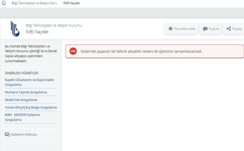 Yurt dışından getirilen telefonları eski fiyattan kaydettirmek isteyenlerin yoğunluğu sonucu sistem çöktü - Resim : 2