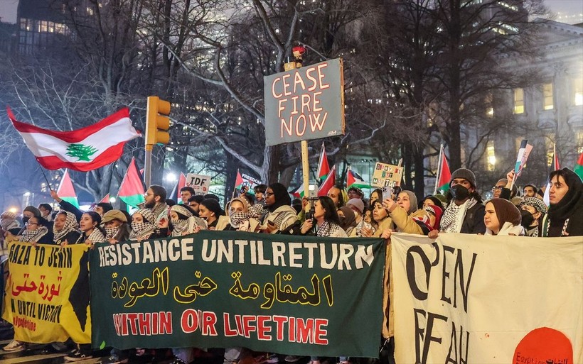 New York Gazze'de ölen binlerce bebek ve çocuk için sessiz yürüyüş yaptı - Resim: 27