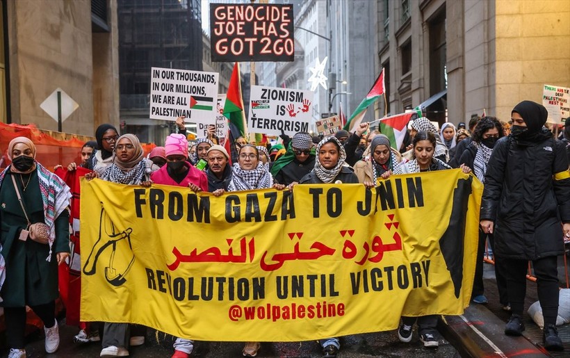 New York Gazze'de ölen binlerce bebek ve çocuk için sessiz yürüyüş yaptı - Resim: 37