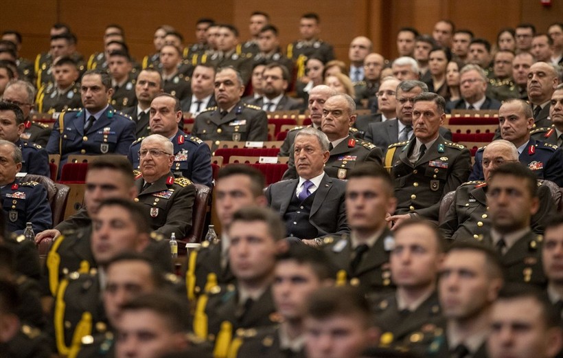 Atatürk'ün Kara Harp Okulu'na girişinin 124. yıl dönümü törenle kutlandı - Resim: 7