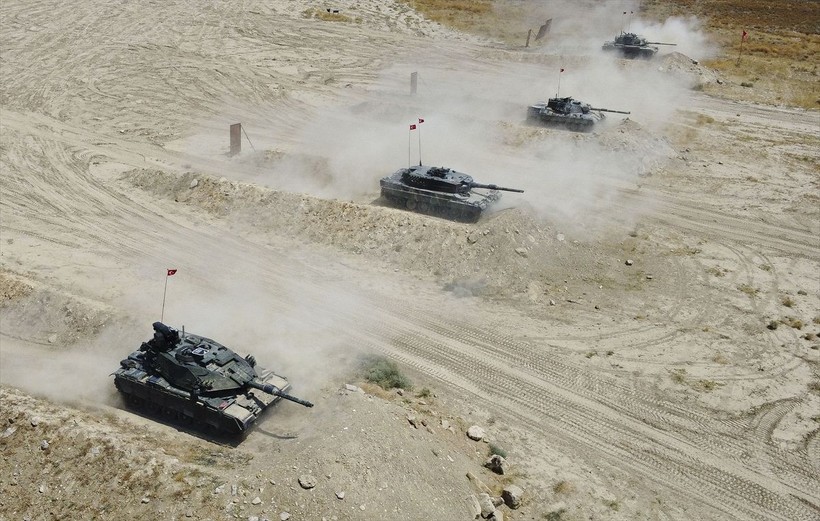 TSK'nın muharebe sahasındaki en etkin kara silahlarından olan tank birlikleri göreve hazır - Resim: 27