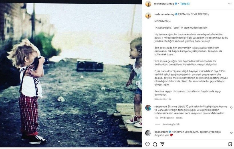 Arzum Onan’la 27 yıllık evliliğini bitiren Mehmet Aslantuğ, Gözde Akpınar ile birlikte mi? Aslantuğ'un ardından Arzum Onan da konuştu - Resim: 12