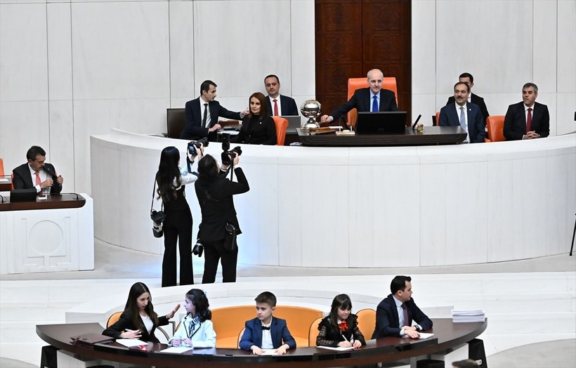 Meclis'te 23 Nisan geleneği: Çocuk Özel Oturumu yapıldı - Resim: 6