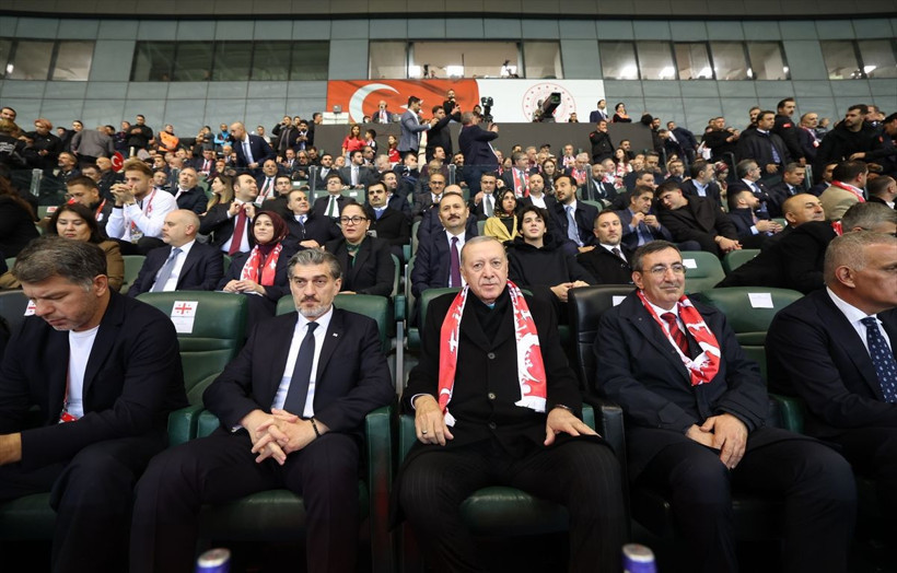 Milli maça damga vuran kare: Erdoğan'ın sevinci Kavelaşvili'nin hüznü - Resim: 13