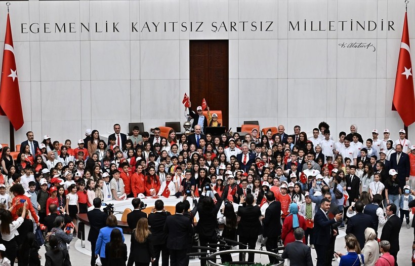 Meclis'te 23 Nisan geleneği: Çocuk Özel Oturumu yapıldı - Resim: 34