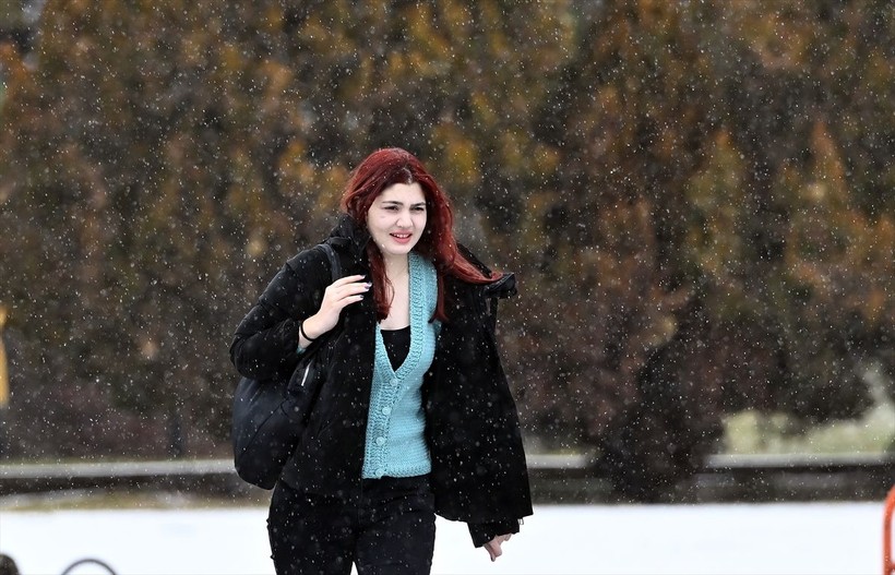 Başkent Ankara beyaz masalı yaşıyor! Yurt genelinden kar manzaraları ❄️☃️🧤 - Resim: 42