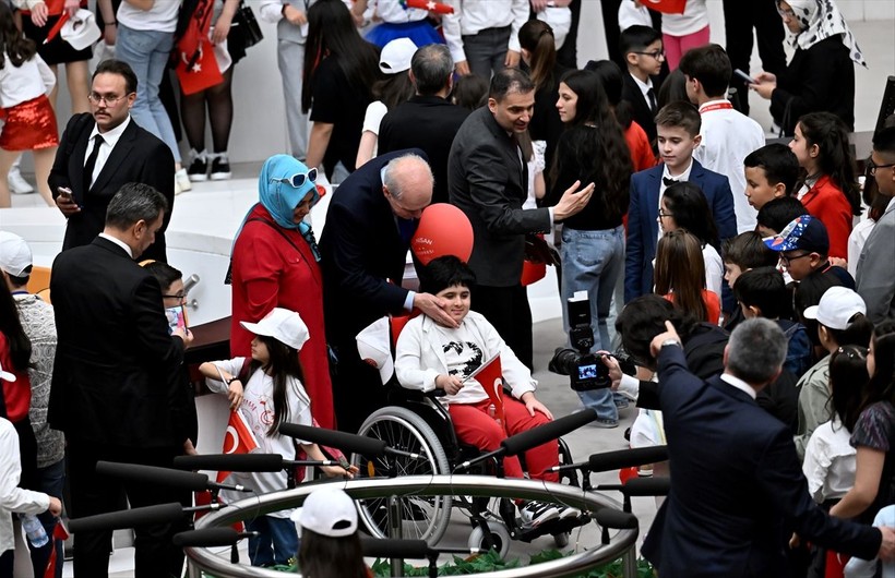 Meclis'te 23 Nisan geleneği: Çocuk Özel Oturumu yapıldı - Resim: 32