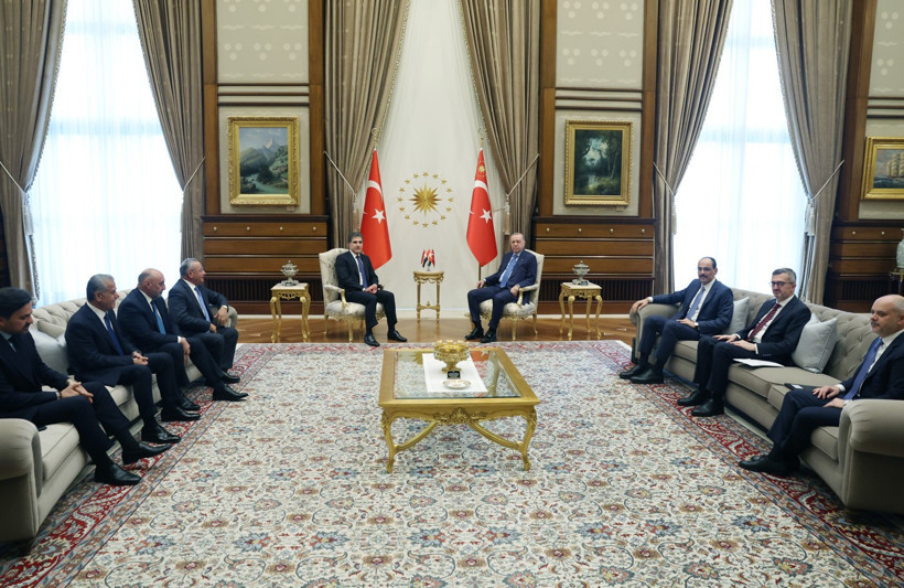 Cumhurbaşkanı Erdoğan, IKBY Başkanı Barzani'yi kabul etti - Resim : 1