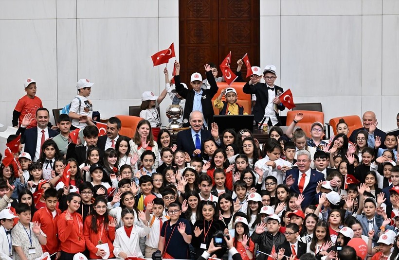 Meclis'te 23 Nisan geleneği: Çocuk Özel Oturumu yapıldı - Resim: 35