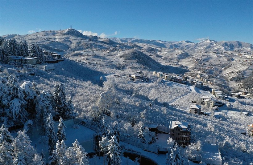 Trabzon kara doydu! Kartpostallık kareler... - Resim: 10