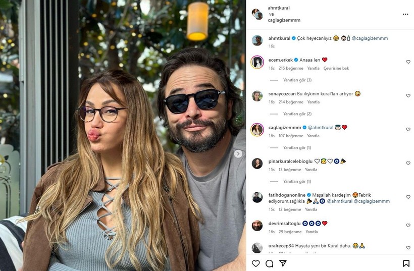 4 ay önce evlenen Ahmet Kural ve Çağla Gizem Şahin'den müjdeli haber: Hamile! - Resim: 5