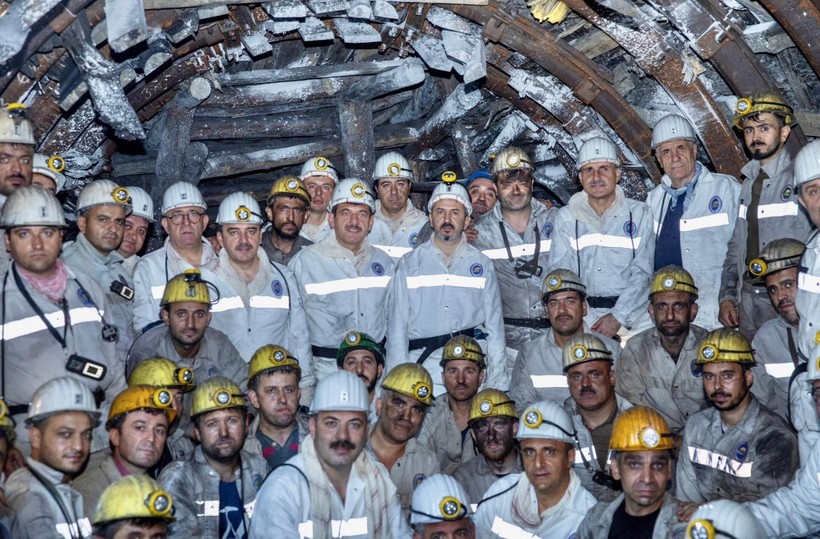 Çalışma ve Sosyal Güvenlik Bakan Yardımcısı Aydın, maden ocağına indi