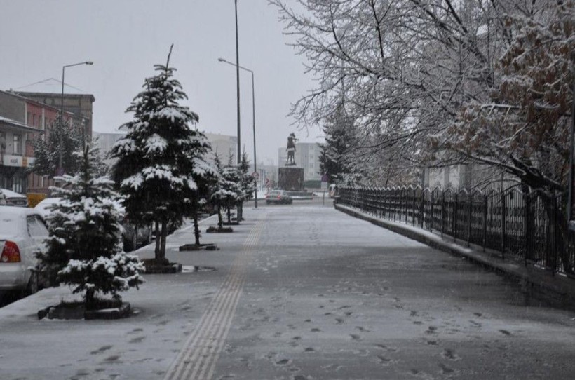 Mart kapıdan baktırdı! Kars'ta kar sürprizi - Resim: 1