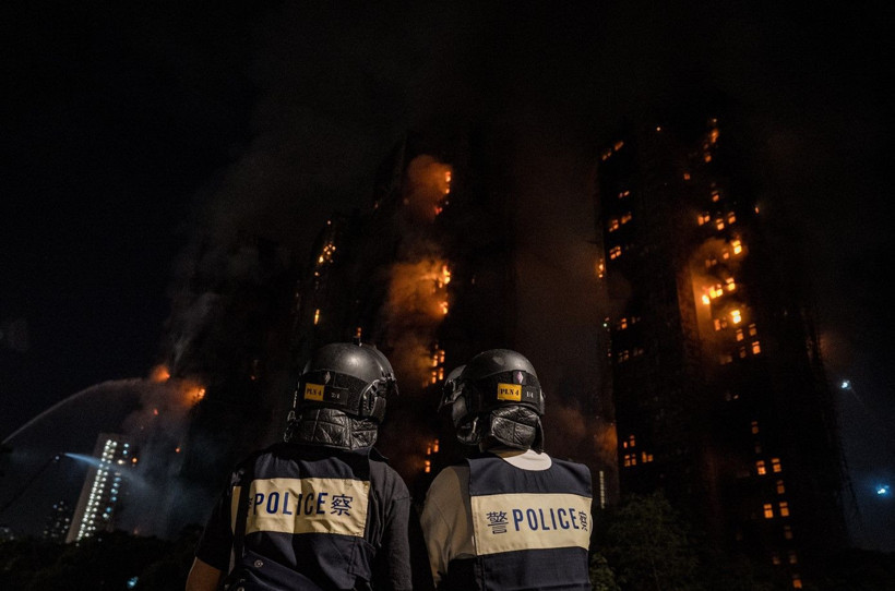 Hong Kong'daki yangın faciasında can kaybı 36'ya yükseldi - Resim: 6