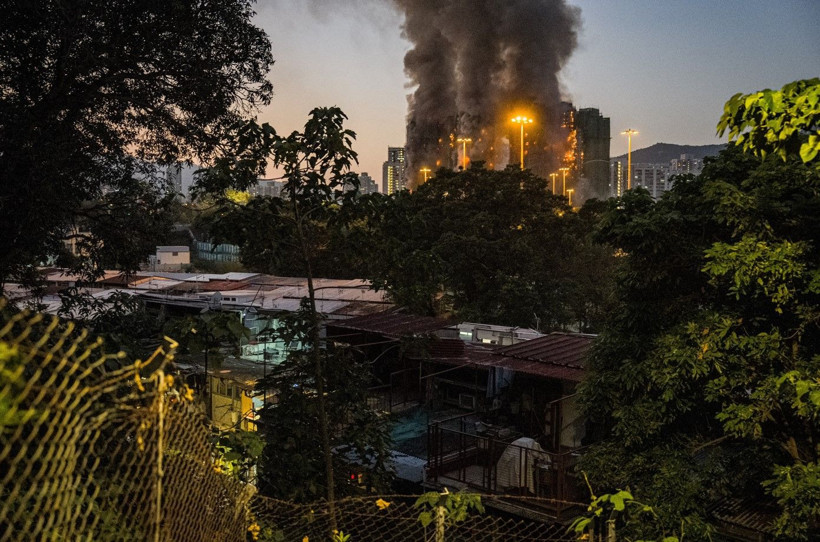 Hong Kong'daki yangın faciasında can kaybı 36'ya yükseldi - Resim: 1