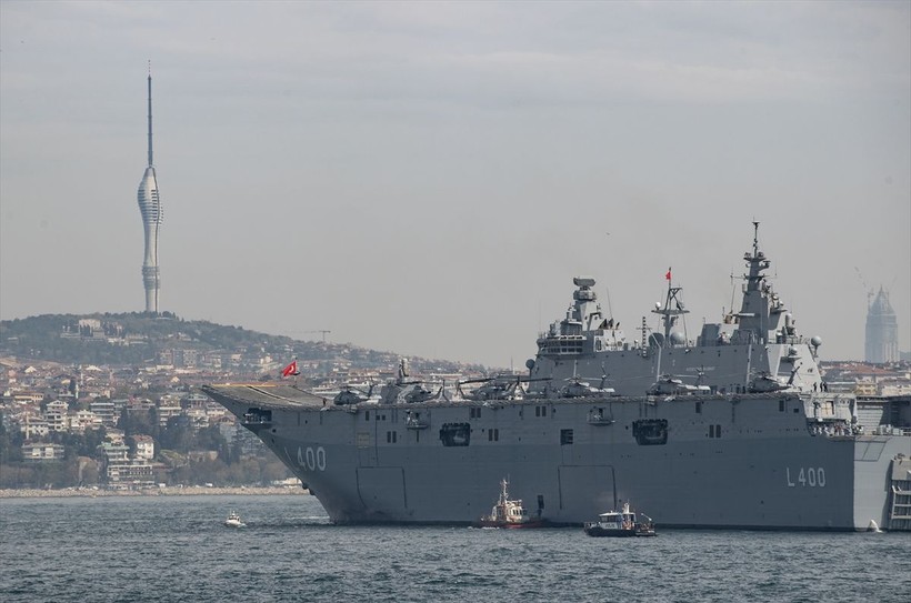 TCG Anadolu gemisi Sarayburnu Limanı'na demirledi: Gemi, yarın vatandaşların ziyaretine açılacak - Resim: 15