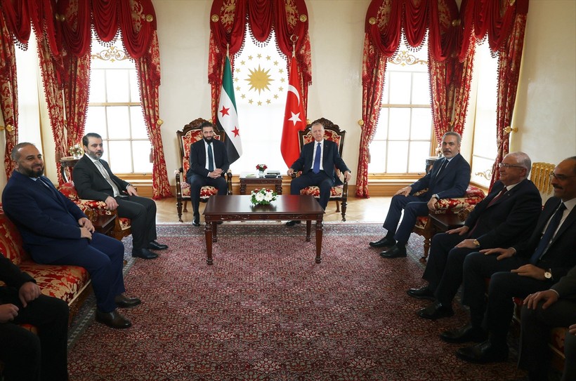 Cumhurbaşkanı Erdoğan, Şara ile bir araya geldi - Resim : 3