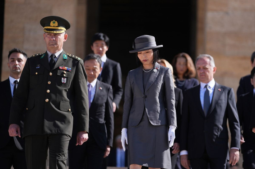 Japonya Altes Prensesi Akiko Mikasa'nin Anıtkabir ziyaretinde dikkat çeken detay - Resim: 27