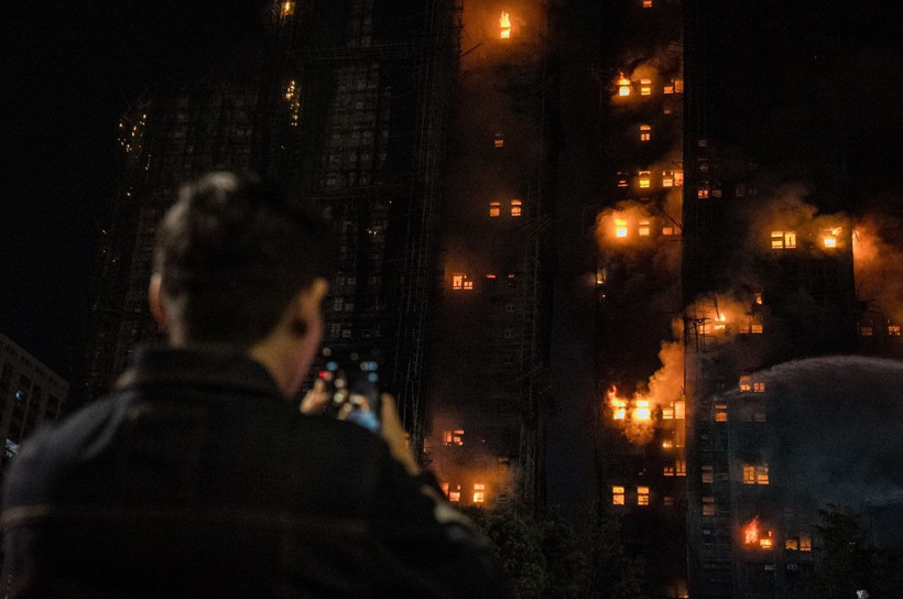 Hong Kong'daki yangın faciasında can kaybı 36'ya yükseldi - Resim: 7