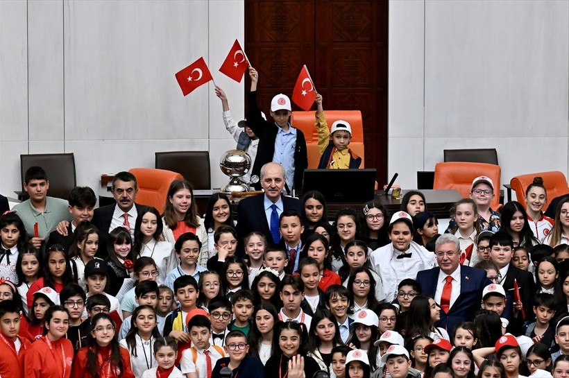 Meclis'te 23 Nisan geleneği: Çocuk Özel Oturumu yapıldı - Resim: 33