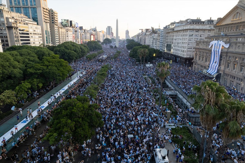 Arjantin'in başkenti Buenos Aires'te Dünya Kupası şampiyonluğu sonrası ikonik fotoğraflar - Resim: 6