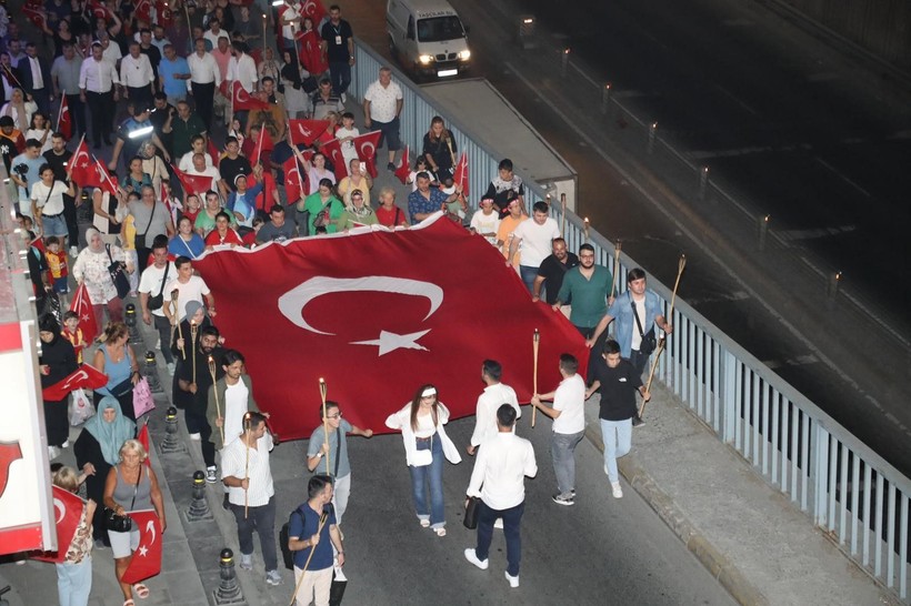 30 Ağustos Zafer Bayramı'nın 101. yıl dönümü! İstanbul'da coşkuyla kutlandı - Resim: 4