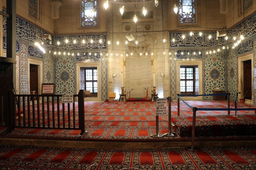 2021 yılında başlatılan çalışmalar kapsamında Edirne Selimiye Camii yenileniyor! Restorasyonu tamamlanan bölümler ibadet ve ziyarete açıldı - Resim: 6