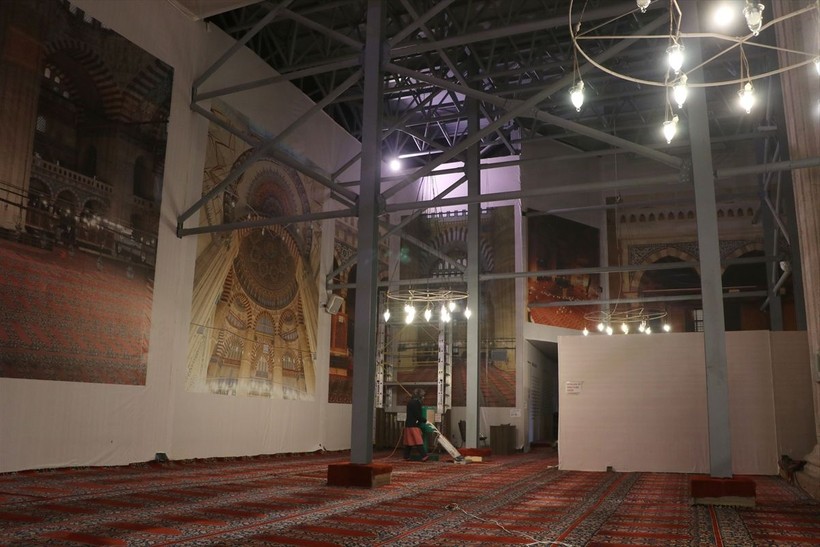 2021 yılında başlatılan çalışmalar kapsamında Edirne Selimiye Camii yenileniyor! Restorasyonu tamamlanan bölümler ibadet ve ziyarete açıldı - Resim: 7