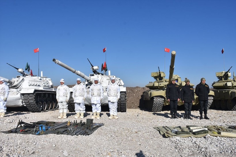 TSK'nın düzenlediği ve Cumhuriyet tarihinin en geniş katılımına sahip 'Kış Tatbikatı-2023' Kars'ta devam ediyor! - Resim: 30