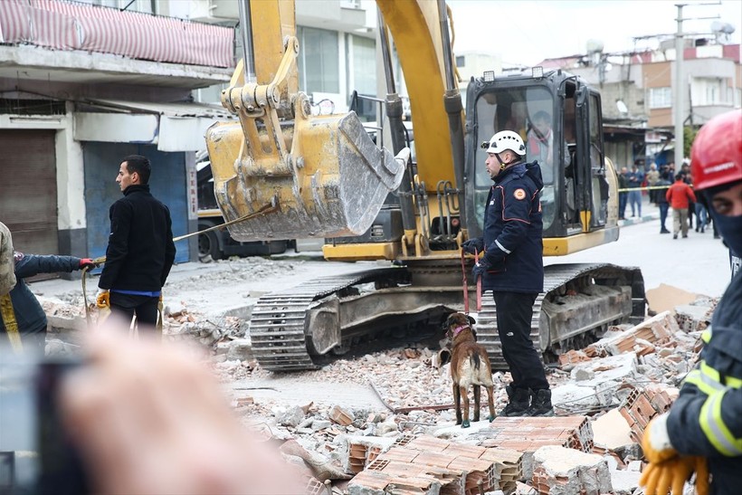 Depremin vurduğu illerdeki enkazlarda arama kurtarma köpekleri birçok kişinin hayatını kurtardı - Resim: 28