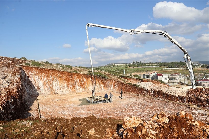 Kahramanmaraş merkezli depremlerin ardından Pazarcık'ta konteyner kent ve TOKİ konutlarının yapım çalışmaları sürüyor - Resim: 13