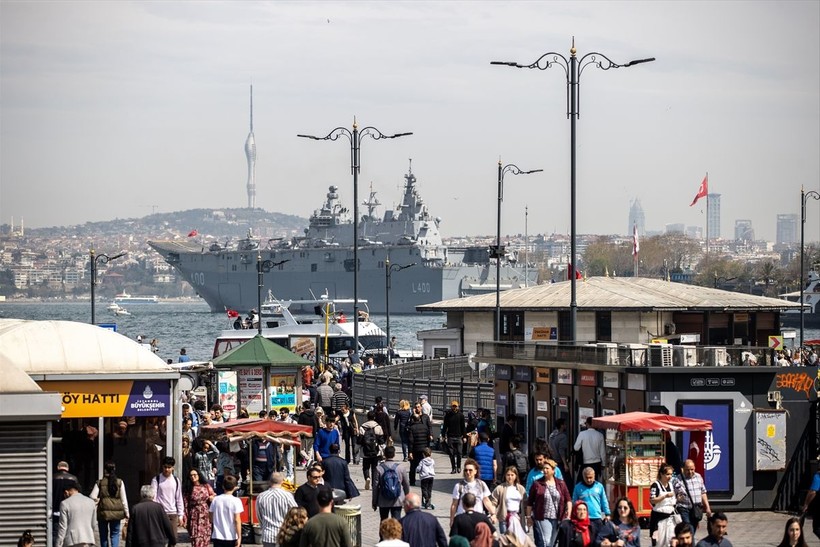 TCG Anadolu gemisi Sarayburnu Limanı'na demirledi: Gemi, yarın vatandaşların ziyaretine açılacak - Resim: 26