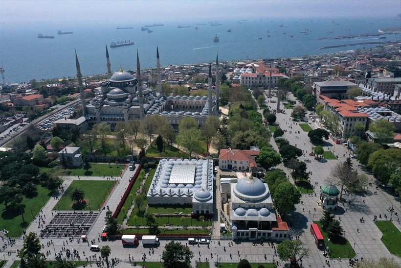 Restorasyonu tamamlanıp yeniden açılan Sultanahmet Camii'nden eşsiz görüntüler - Resim: 6