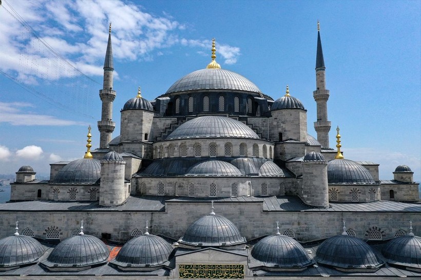 Restorasyonu tamamlanıp yeniden açılan Sultanahmet Camii'nden eşsiz görüntüler - Resim: 7