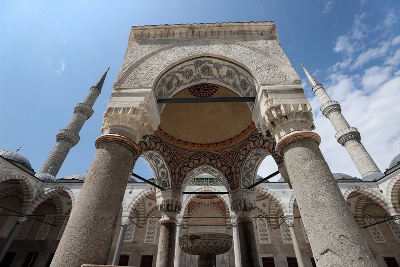 Restorasyonu tamamlanıp yeniden açılan Sultanahmet Camii'nden eşsiz görüntüler - Resim: 28