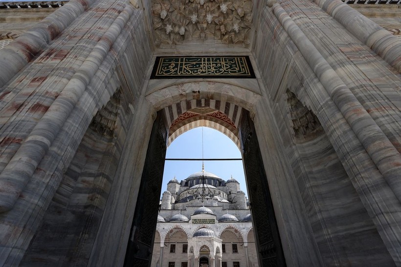 Restorasyonu tamamlanıp yeniden açılan Sultanahmet Camii'nden eşsiz görüntüler - Resim: 32