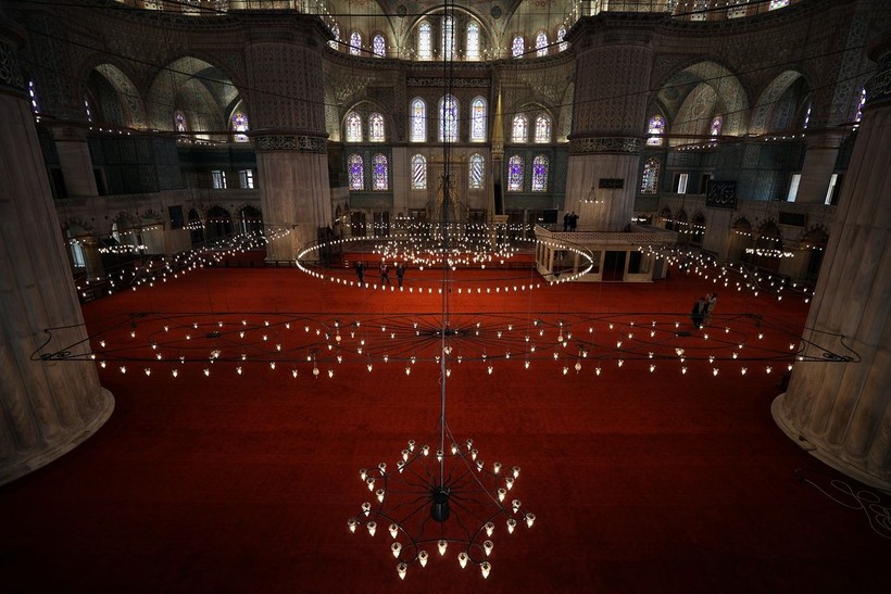Restorasyonu tamamlanıp yeniden açılan Sultanahmet Camii'nden eşsiz görüntüler - Resim: 40